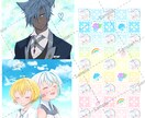 イラスト作成いたします 立ち絵・1枚絵・ファンアート・マスコット・素材 イメージ6
