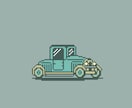 お好きな乗り物をドット絵で描きます シンプルでかわいい、レトロゲーム風の乗り物ドット絵 イメージ3