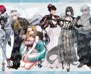 TRPG/Vtuber向けのキャラクター描きます 現役アパレルデザイナーがあなたをコーディネート！ イメージ4