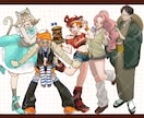 TRPGや配信に使えるポップな立ち絵を制作します 目を引くキャラクターを作りたい方へ！ゲーム、SNSなどにも◎ イメージ8