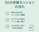 体験セッション・モヤモヤの正体を一緒に探します 考えすぎて動けないモヤモヤを一緒に整理して自己理解を深めます イメージ4