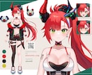 プロ仕様の高品質なLive2dモデルを制作します 表情差分３種類付き！修正無制限でイメージ通り！著作権譲渡可！ イメージ3
