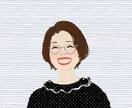 SNSのアイコン作成します シンプルなクレヨン画で暖かい風合いの似顔絵 イメージ1