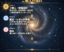 星で読むあなたの金運・恋愛・総合運を鑑定します 運気を変えるためにあなたの本来の生き方星に聞いてみませんか？ イメージ4