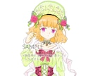 完成品の薔薇ロリータさん立ち絵を販売します TRPGや自作ゲームなど使い方はあなた次第です！ イメージ2
