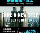 デザイナーがおしゃれな動画編集いたします 動画の色調補正 / 文字・テロップ / 合成・アニメーション イメージ1