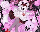 表情豊かでときめくイラスト制作致します 貴方の活動を全力サポート！何度でも修正可〇 イメージ6