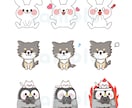 かわいい動物のイラストお描きします アイコンやカットイラスト、ペットの自分用グッズにも♡ イメージ2