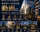 不動産広告をSNS動画化します 物件チラシから広告向け動画を制作します イメージ1
