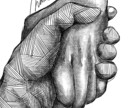 線画一点もの／あなたの「手」描きます あなたの今を残すための手のアート イメージ3