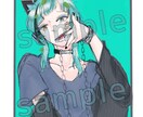 SNS用アイコン、キャラクターデザインを描きます 10～20代がメインで中性的な絵柄が得意ですオリキャラも歓迎 イメージ4