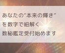 オリジナル数秘鑑定書をお届けします 生年月日とお名前からあなたの才能・本質を読み解いていきます。 イメージ1
