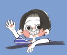 個人、商用可！可愛い似顔絵アイコンかきます あなたそっくり可愛いのミニキャラクター！ イメージ4