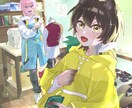 一枚絵やグッズに使えるキャラクターを描きます 商用利用可能◎魅力的なキャラクターに仕上げます イメージ1