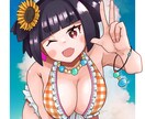 パッと目を引くキャラクターアイコンイラスト描きます あなた好みの美少女やキャラクターアイコンを制作いたします イメージ5