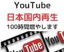 YouTube再生時間を100時間増やします 国内再生で100時間増やします。それ以上はOPで対応 イメージ1