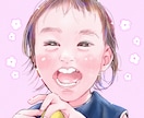 優しいタッチのお子さまの似顔絵お描きします 水彩のあたたかな似顔絵❁⃘*.ﾟ似ているとご好評です♡ イメージ8