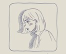 おしゃれかつ可愛らしいイラストを描きます Instagramのアイコンなどにおすすめです！ イメージ3