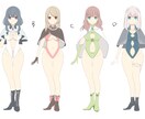 キャラクターデザインいたします 理想のキャラクター制作のお手伝い イメージ4