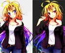二次イラスト、キャラデザ描きます グラデーションよく使ったイラスト描きます。 イメージ4