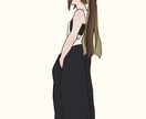 柔軟な構図のキャラクター線画イラスト制作いたします 人物が魅力的に映る構図にこだわった線画絵を提供致します。 イメージ3