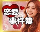 男性女性大歓迎♡恋の悩み/恋愛事件/聞きます 真剣な恋だからこそ大事件になる。あなたの恋愛ドラマ共感！ イメージ1