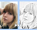あなたのプロフ写真をレタッチします ☆プロフ写真として顔写真をそのまま載せるのに抵抗がある方へ☆ イメージ1