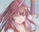 アイコン用のリアル系キャラ顔を描きます ややリアル系のキャラ顔イラストを描きます。 イメージ2