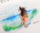 イラスト、ウェルカムボード、フライヤー描きます あなたのイメージを繊細な水彩画へ。アイコン500円から イメージ9