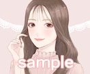 上品で可愛い♥アイコン用イラスト描きます ゆるふわ、上品、ガーリーなイラストをお探しの方へ イメージ3