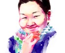 水彩画風デジタル似顔絵描きます 特徴を捉えた似顔絵を水彩画風に作成します。 イメージ3