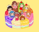 カラフルポップでかわいい女の子のイラストを描きます ポップキュートなスタイルの女の子のイラストが得意です！ イメージ5