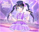 アイドル生誕祭フラスタ用イラスト・パネル制作します 最短5日｜生誕・卒業・ワンマンライブの記念イラストを描きます イメージ1