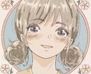 あなただけの女の子アイコン描きます 手描き風の柔らかい雰囲気とかわいい色使い イメージ2