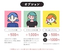 商用OK！ポップなテイストの人物アイコンを描きます 目が引くアイコンでその人の魅力を伝えます！ イメージ3