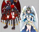 最短即日納品可能？！立ち絵描きます 土日祝依頼（簡易塗り）でTRPGにも間に合う！ イメージ3