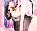 イラスト全般描かせていただきます 一枚絵/Live2D用/アイコン/歌ってみた、MV用イラスト イメージ3