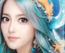 もう拾い画は要らない！顔写真を超絶美加工いたします あなたの顔を個性的に！世界で1枚しかない超絶美人に仕上げます イメージ2