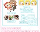 2体＆表情3種付きでかわいいミニキャラ制作します 実績作りのため先着5名様限定価格！ペア画や商用利用も可能です イメージ2