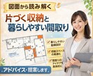 図面から、片づけやすい、収納と間取りをご提案します 新築・リフォーム後の暮らしやすさが変わります イメージ1