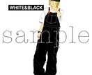 おしゃれなファッションイラストを作成します 商用OK！ポージングやメイクから周りと差をつけよう！ イメージ2