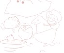 かわいいふわふわを描きます よくわからないけどかわいい。日々のちょっとした癒しに イメージ6
