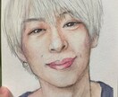 あなたの似顔絵を水彩で描きます 水彩紙にアナログで描く世界に1つだけの似顔絵 イメージ4