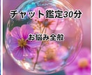 30分チャット鑑定◆本音と現実はっきりお伝えします 恋愛・仕事の悩みを整理◆今どう動くべきか鑑定しお伝えします！ イメージ1