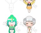 かわいい萌えイラストを描きます シンプルで誰にでも伝わるかわいらしさ イメージ5