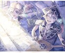 民族調・幻想音楽のMV・CDジャケット作成します 水彩風ファンタジーイラストで楽曲の世界観を彩ります イメージ1