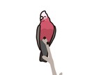 アイコン風　鳥イラスト　描きます ワンポイント凝ったユニークさ。鳥が得意。動物もOK♪ イメージ10