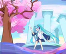 かわいいイラストお絵描きします アイコン、オリジナルキャスターなどなどをお絵描きします イメージ2