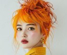 3枚セット！AI「ヘアサロンモデル」画像生成します 美容室・美容サロン向け！風にたなびくロングヘアが得意です。 イメージ4