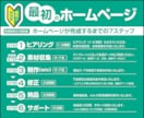 最初のホームページ。見やすく使いやすく制作します 〜 HP開設記念 オリジナル・ロゴ１点プレゼント 〜 イメージ3
